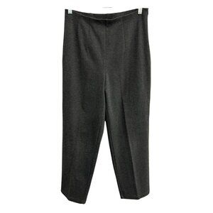 Studio Works Petite Womens Charcoal Gray Ankle Pants Sz Medium Petite